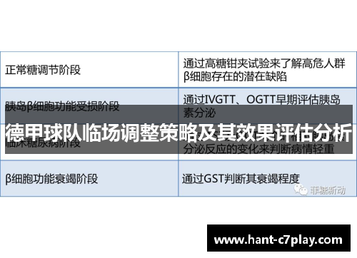 德甲球队临场调整策略及其效果评估分析 德甲球队临场调整策略及其效果评估分析